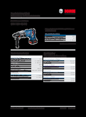 Martillos rotativos sin cable SDS Bosch GBH 18V-28 DC
