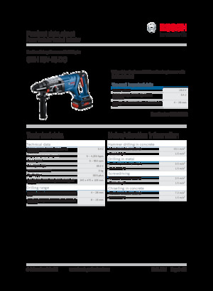 Martillos rotativos sin cable SDS Bosch GBH 18V-28 DC