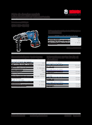 Martillos rotativos sin cable SDS Bosch GBH 18V-28 DC