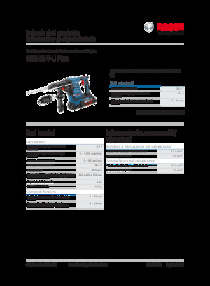 Martillos rotativos sin cable SDS Bosch GBH 36 V-LI Plus