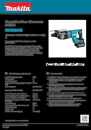 Martillos rotativos sin cable SDS Makita HR007G