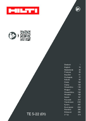 Martillos rotativos sin cable SDS Hilti TE 5-22