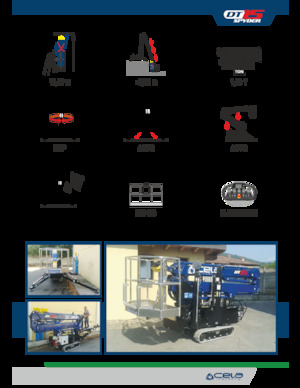 Plataformas articuladas de orugas CELA DT 15 Spyder