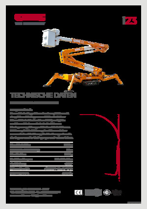 Plataformas articuladas de orugas CMC i23
