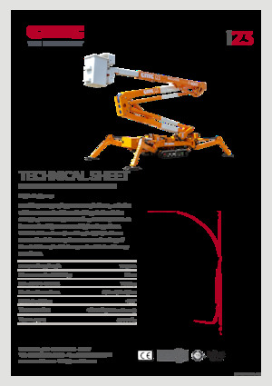 Plataformas articuladas de orugas CMC i23
