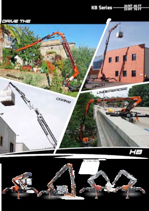 Plataformas articuladas de orugas Cormidi KB20