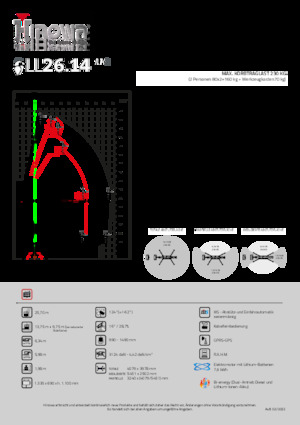 Plataformas articuladas de orugas Hinowa Lightlift 26.14 Performance IIIS MK3