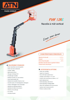 Plataformas articuladas de orugas ATN MYGALE 23