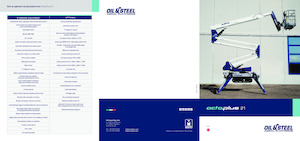 Plataformas articuladas de orugas Oil & Steel Octoplus 21