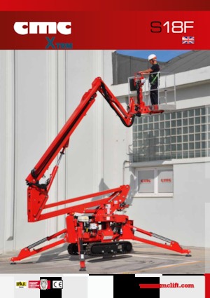 Plataformas articuladas de orugas CMC S18F