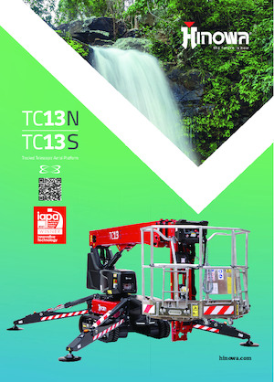 Plataformas articuladas de orugas Hinowa TeleCrawler 13S