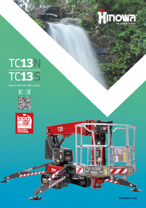 Plataformas articuladas de orugas Hinowa TeleCrawler 13S