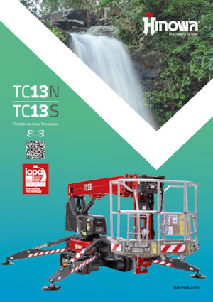 Plataformas articuladas de orugas Hinowa TeleCrawler 13S