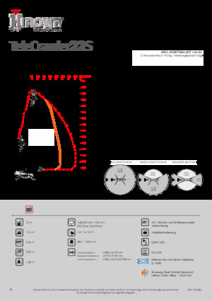 Plataformas articuladas de orugas Hinowa TeleCrawler 22S