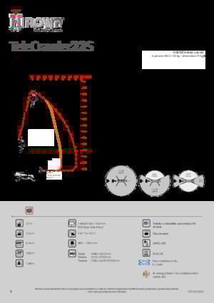 Plataformas articuladas de orugas Hinowa TeleCrawler 22S
