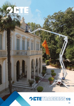 Plataformas articuladas de orugas CTE Traccess 170 E