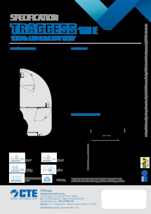 Plataformas articuladas de orugas CTE Traccess 170 E