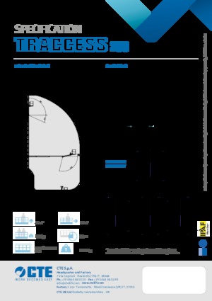 Plataformas articuladas de orugas CTE Traccess 230