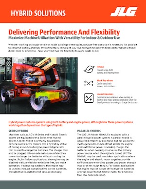 Plataformas articuladas de orugas JLG X600AJ