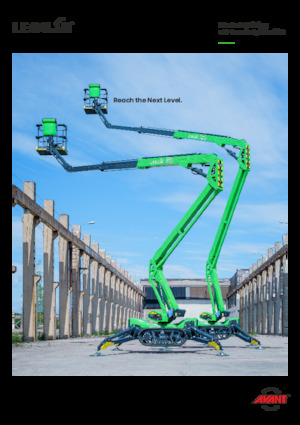 Plataformas articuladas de orugas Leguan 225