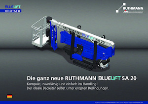 Plataformas articuladas de orugas Ruthmann BLUELIFT SA 20