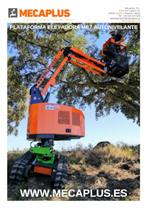 Plataformas articuladas de orugas Mecaplús ME-7