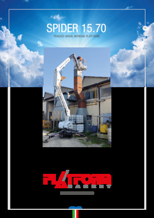 Plataformas articuladas de orugas Platform Basket SPIDER 15.70