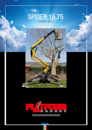 Plataformas articuladas de orugas Platform Basket SPIDER 15.75