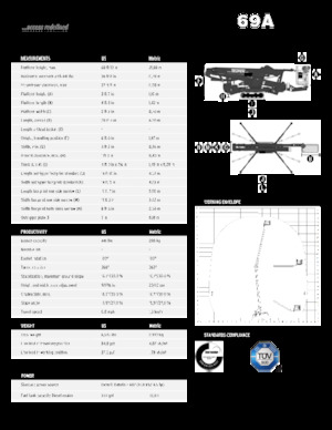 Plataformas articuladas de orugas TEUPEN TC69A 