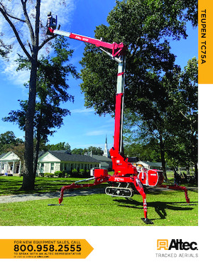 Plataformas articuladas de orugas TEUPEN TC75A
