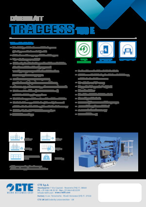 Plataformas articuladas de orugas CTE Traccess 160 E