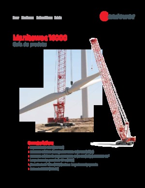 Grúas sobre orugas - Pluma de celosía Manitowoc 16000