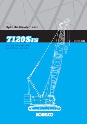 Grúas sobre orugas - Pluma de celosía Kobelco 7120SFS