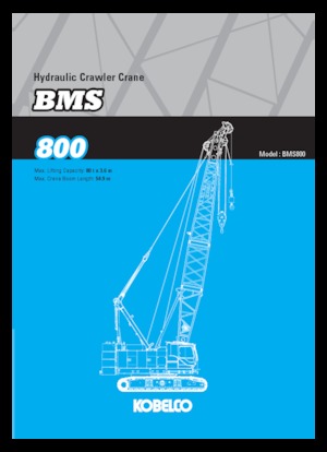 Grúas sobre orugas - Pluma de celosía Kobelco BMS800