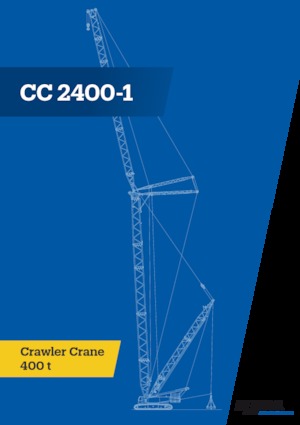 Grúas sobre orugas - Pluma de celosía Demag CC 2400-1