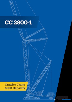 Grúas sobre orugas - Pluma de celosía Demag CC 2800-1