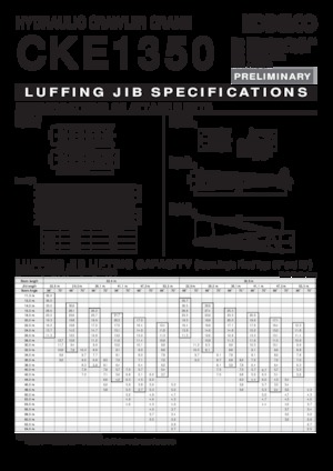 Grúas sobre orugas - Pluma de celosía Kobelco CKE 1350