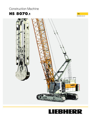 Grúas sobre orugas - Pluma de celosía Liebherr HS 8070.1