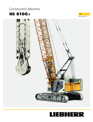 Grúas sobre orugas - Pluma de celosía Liebherr HS 8100.1 