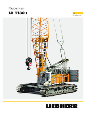 Grúas sobre orugas - Pluma de celosía Liebherr LR 1130.1
