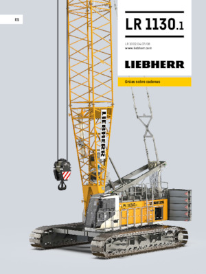 Grúas sobre orugas - Pluma de celosía Liebherr LR 1130.1