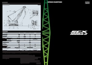 Grúas sobre orugas - Pluma de celosía Hitachi Sumitomo SCX1000A-3