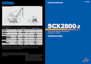 Grúas sobre orugas - Pluma de celosía Hitachi Sumitomo SCX2800-2