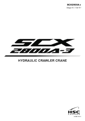 Grúas sobre orugas - Pluma de celosía Hitachi Sumitomo SCX2800A-3