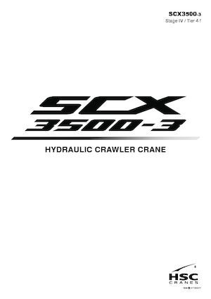 Grúas sobre orugas - Pluma de celosía Hitachi Sumitomo SCX3500-3