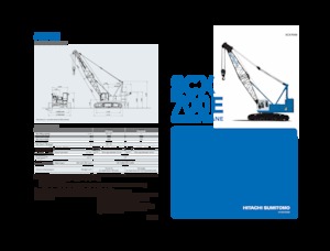 Grúas sobre orugas - Pluma de celosía Hitachi Sumitomo SCX700E