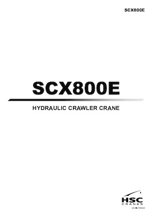 Grúas sobre orugas - Pluma de celosía Hitachi Sumitomo SCX800E