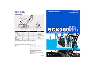 Grúas sobre orugas - Pluma de celosía Hitachi Sumitomo SCX900HD-2