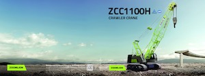 Grúas sobre orugas - Pluma de celosía Zoomlion ZCC1100H
