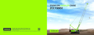 Grúas sobre orugas - Pluma de celosía Zoomlion ZCC1500V